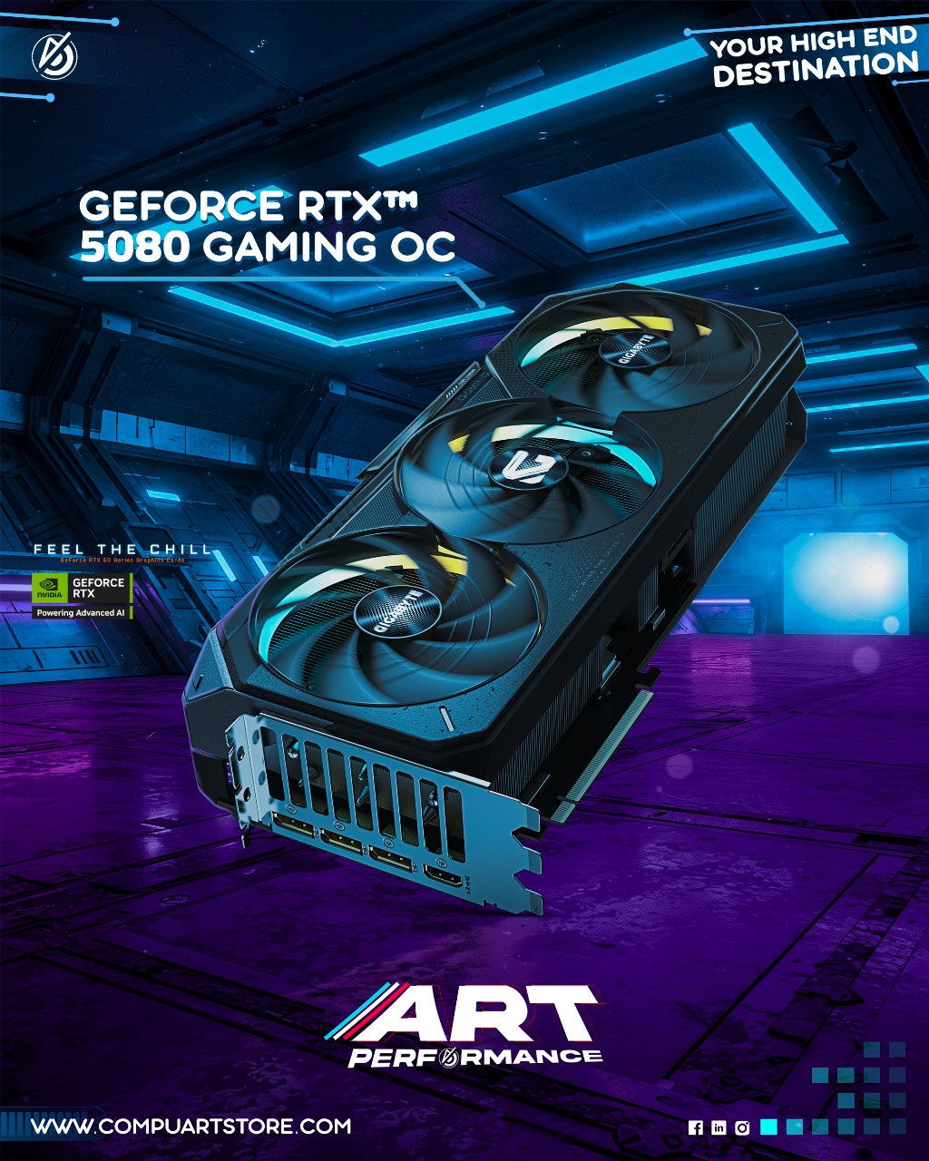 Alternative view of ArtPerformance StreamCore X – Ryzen 9 9950X3D & RTX 5080